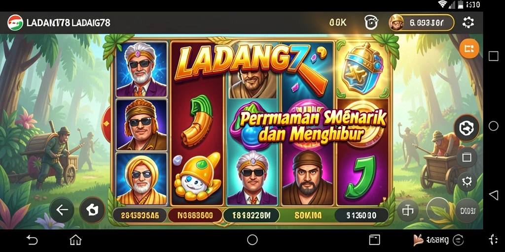 Screenshot gameplay LADANG78 yang menampilkan keseruan permainan Slot.