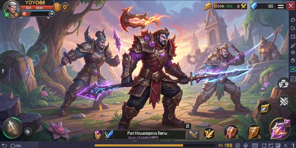 Gameplay seru di dunia fantasi ARPG YOYO88